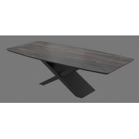 Стіл кухонний Rodos BELFORT (Laminam Naturali Noir Desir)