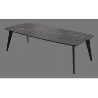 Стіл кухонний Rodos DETROIT (Laminam Naturali Noir Desir)