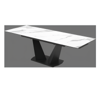 Стіл кухонний Rodos ЛУАРА (Laminam Bianco Statuario Venato)