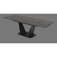 Стіл кухонний Rodos ЛУАРА (Laminam Naturali Noir Desir)