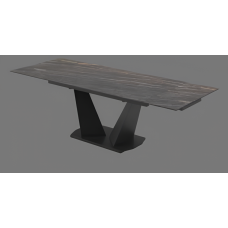 Стол кухонный Rodos ЛУАРА (Laminam Naturali Noir Desir)