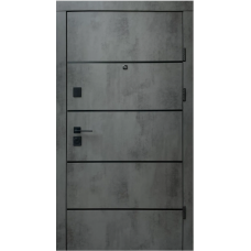 Входные двери Qdoors Премиум Комби-Аk/Гладь