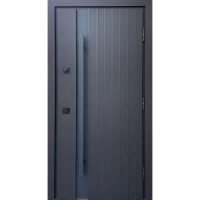 Вхідні двері Qdoors Стронг АЙРОН (коричнева)
