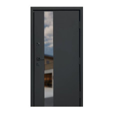 Входные двери Qdoors Стронг ВЕСТ (темно серый)