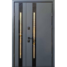 Входные двери со стеклом STRAJ "PROOF" Slim S (1220)