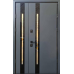 Входные двери со стеклом STRAJ "PROOF" Slim S (1220)