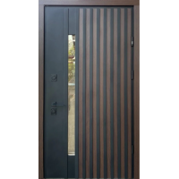 Вхідні двері зі склом STRAJ "PROOF" Rio-S Loft (vin 23)