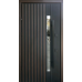 Входные двери со стеклом STRAJ "PROOF" Rio-S Loft (vin 23 + ручка-скоба)