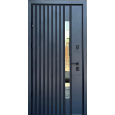 Входные двери со стеклом STRAJ "PROOF" Rio-S Loft