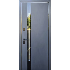 Входные двери со стеклом STRAJ "PROOF" Slim S